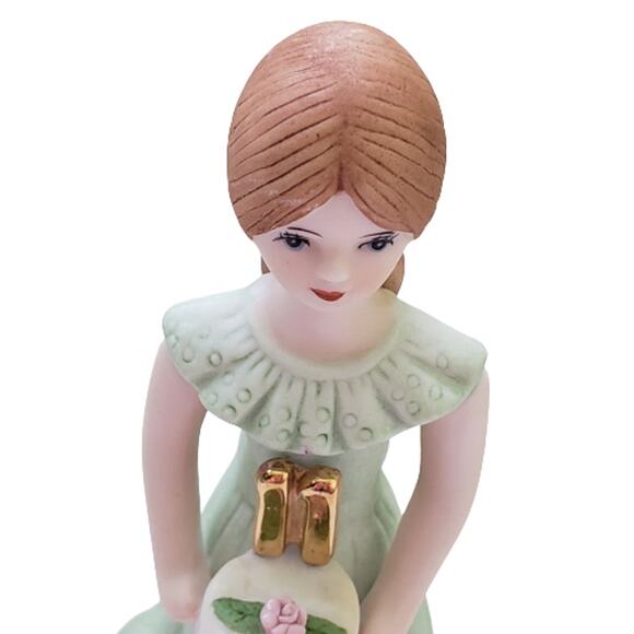 2 For $5 Sale Vintage Enesco Growing Up Birthday Girls  Brunette    Age 11  1982 - Picture 2 of 7